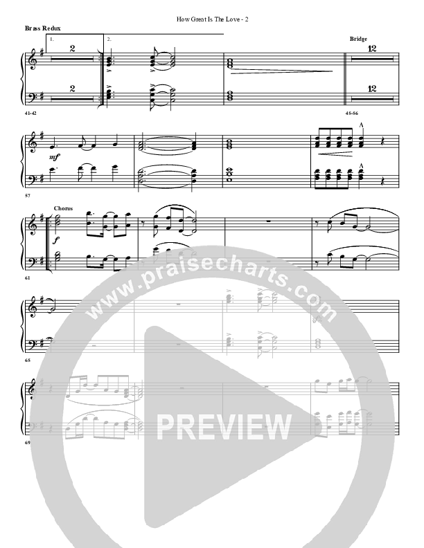 How Great Is The Love Synth Brass (G3 Worship)