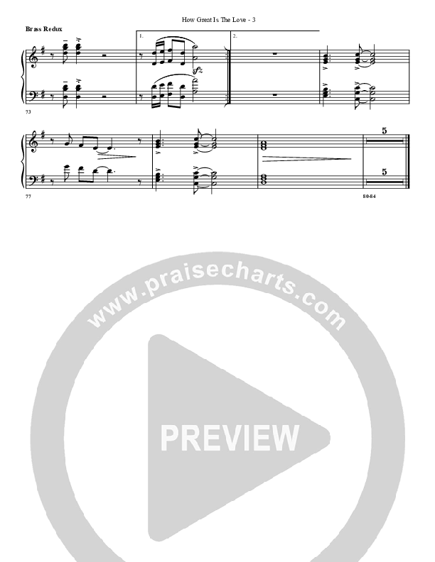 How Great Is The Love Synth Brass (G3 Worship)