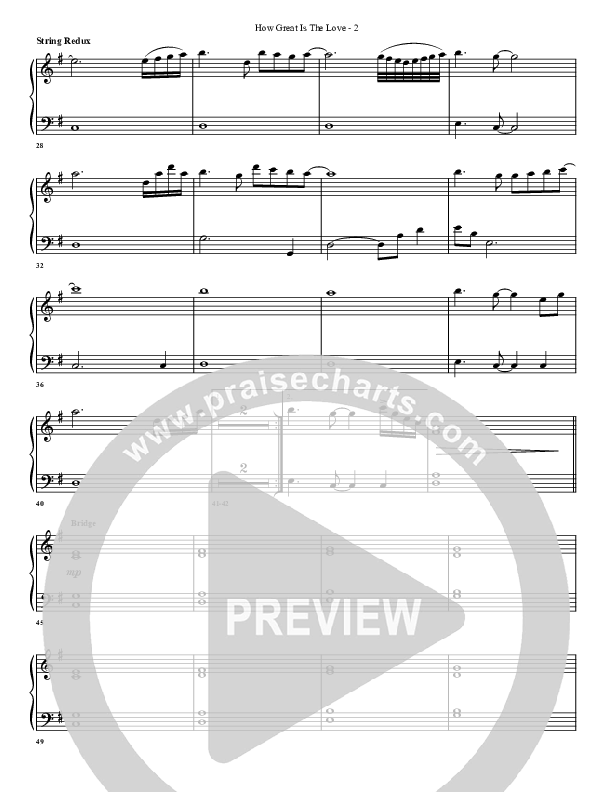 How Great Is The Love Synth Strings (G3 Worship)