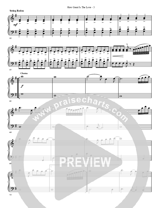 How Great Is The Love Synth Strings (G3 Worship)