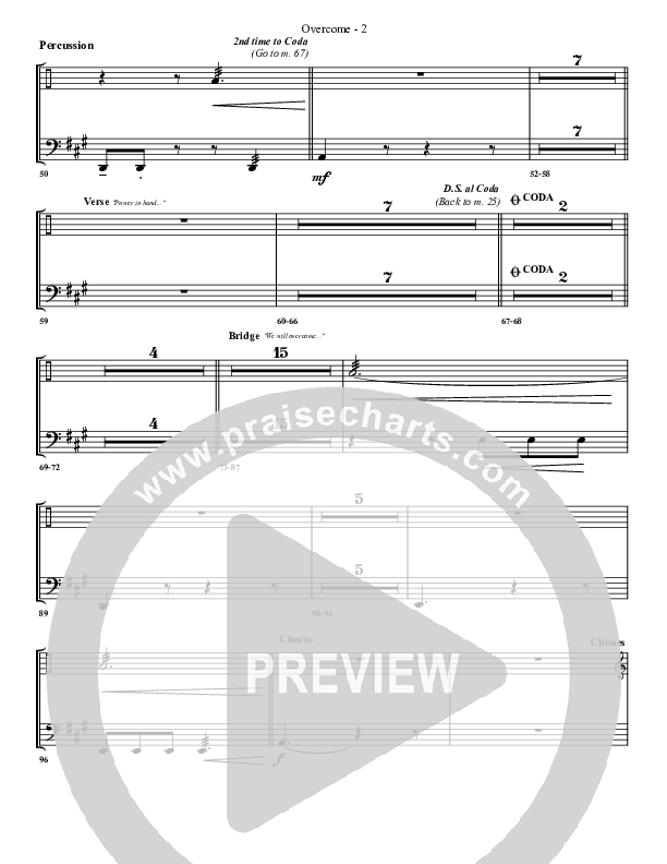 Overcome Percussion (G3 Worship)