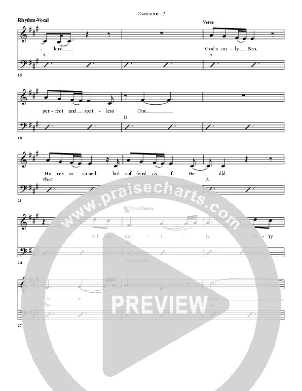 Overcome Rhythm/Vocal (G3 Worship)