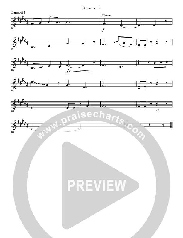 Overcome Trumpet 3 (G3 Worship)