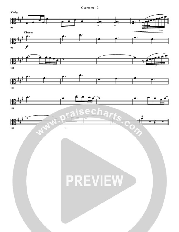 Overcome Viola (G3 Worship)