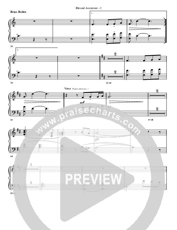 Blessed Assurance Synth Brass (G3 Worship)