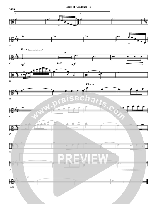 Blessed Assurance Viola (G3 Worship)