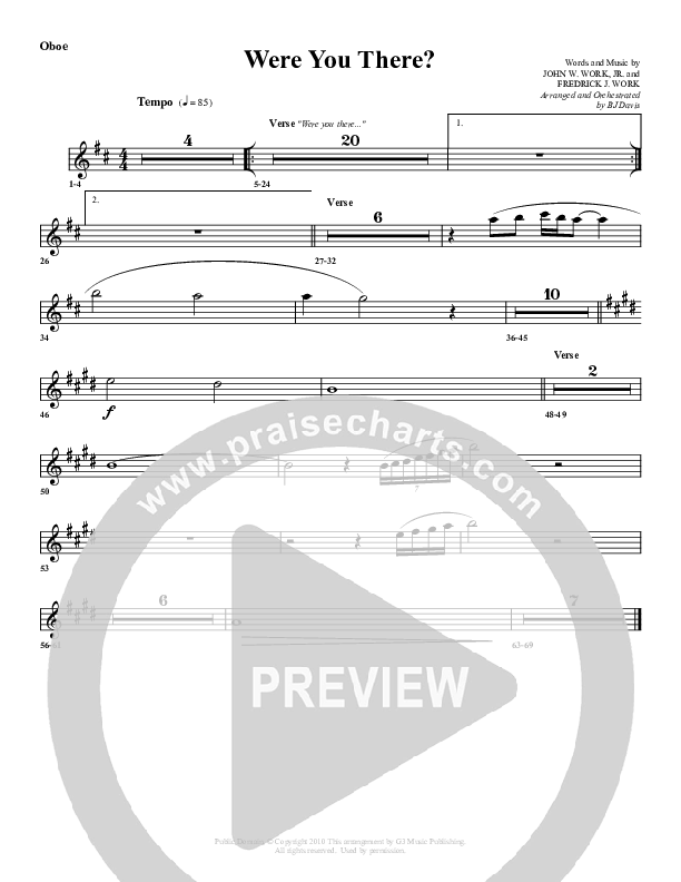 Were You There Wind Pack (G3 Worship)