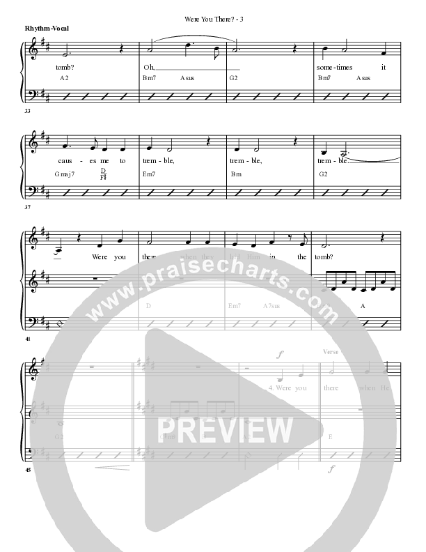 Were You There Rhythm/Vocal (G3 Worship)