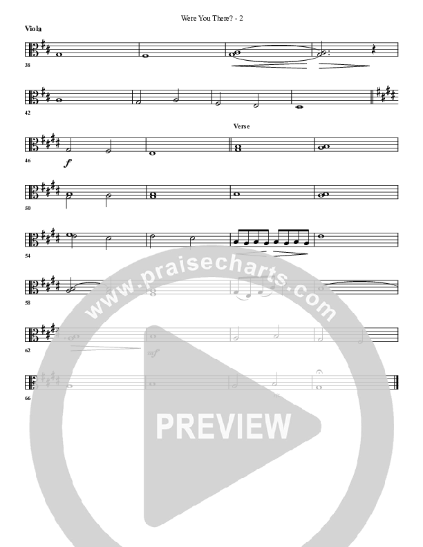 Were You There Viola (G3 Worship)