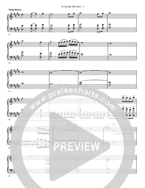 To God Be The Glory Synth Strings (G3 Worship)