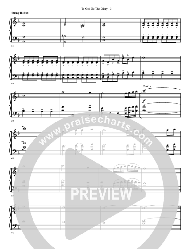 To God Be The Glory Synth Strings (G3 Worship)