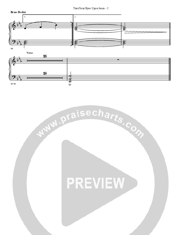 Turn Your Eyes Upon Jesus Synth Brass (G3 Worship)