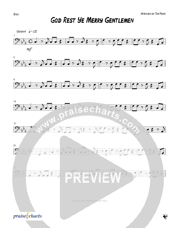 God Rest Ye Merry Gentlemen (Instrumental) Double Bass (Tom Payne)