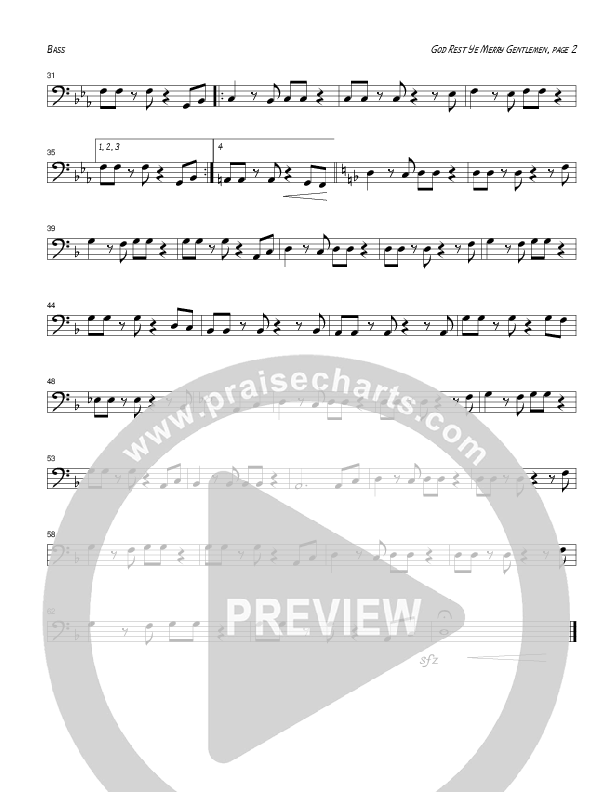 God Rest Ye Merry Gentlemen (Instrumental) Double Bass (Tom Payne)