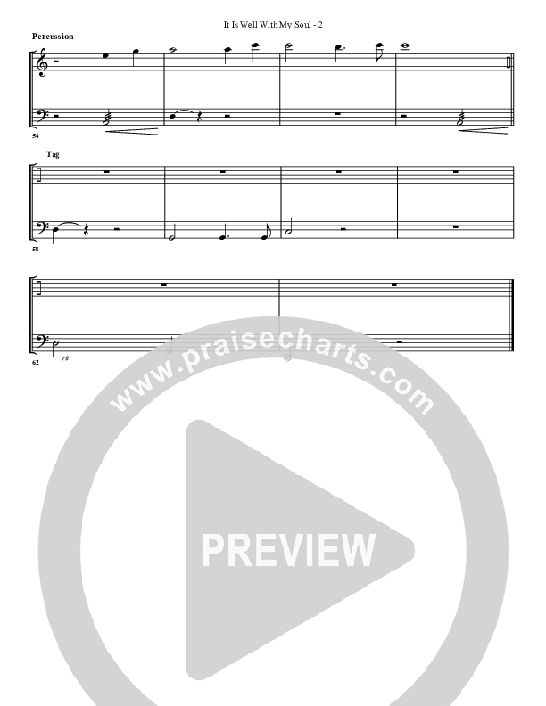 It Is Well With My Soul Percussion (G3 Worship)