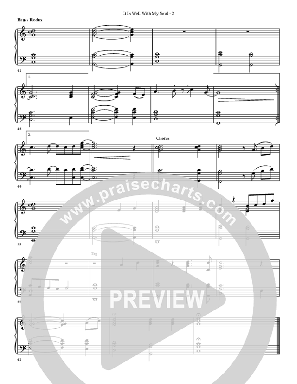 It Is Well With My Soul Synth Brass (G3 Worship)