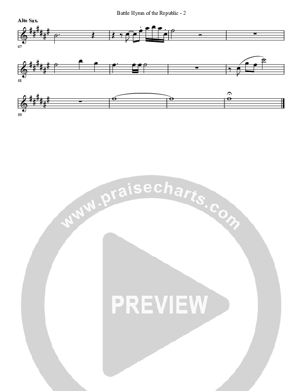 Battle Hymn Of The Republic Alto Sax (G3 Worship)