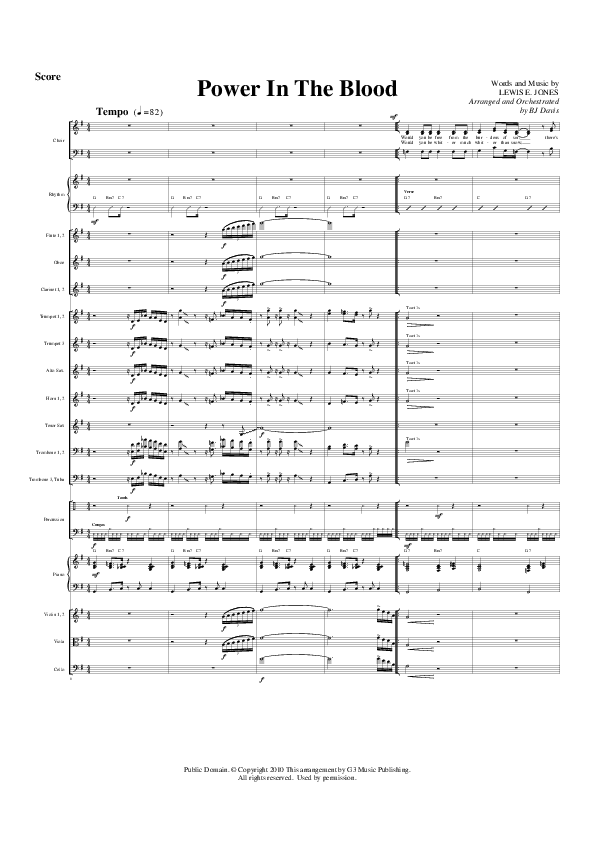 Power In The Blood Orchestration (G3 Worship)