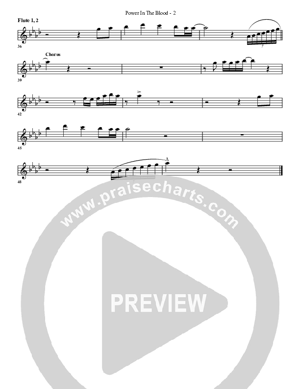 Power In The Blood Flute (G3 Worship)