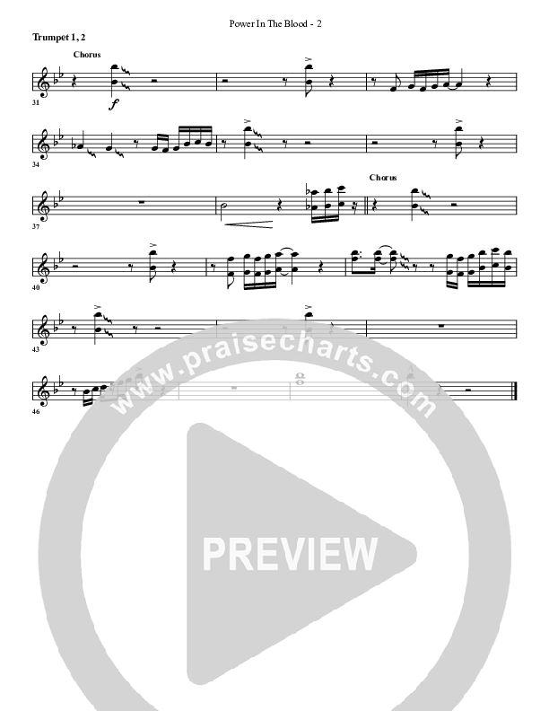 Power In The Blood Trumpet 1,2 (G3 Worship)