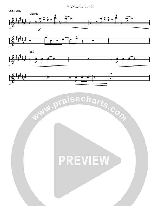 You Never Let Go Alto Sax (G3 Worship)