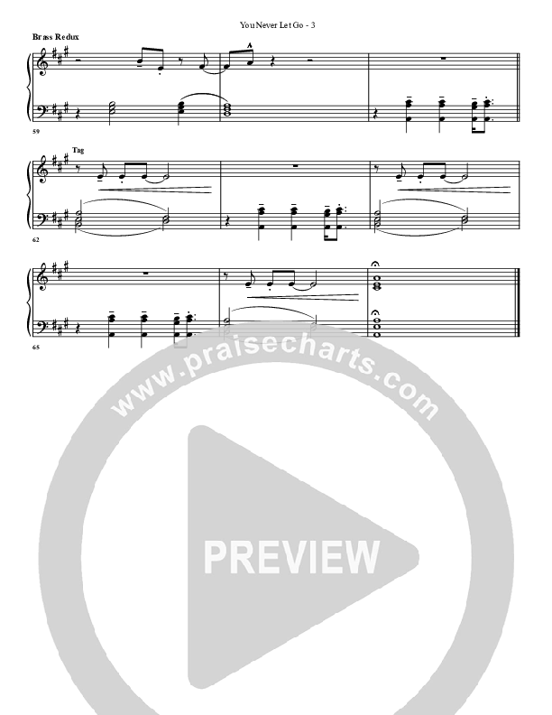 You Never Let Go Synth Brass (G3 Worship)