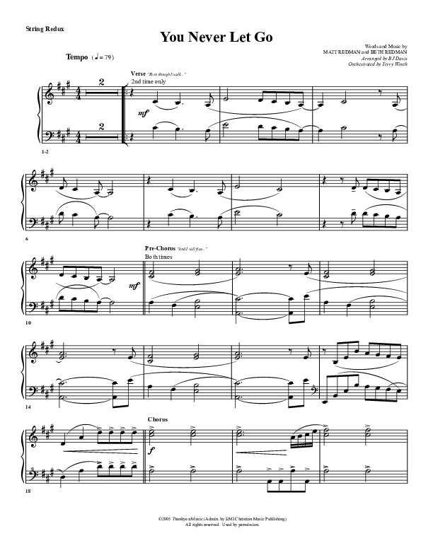 You Never Let Go Synth Strings (G3 Worship)