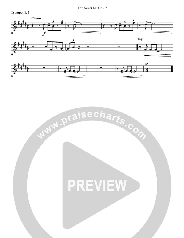 You Never Let Go Trumpet 1,2 (G3 Worship)