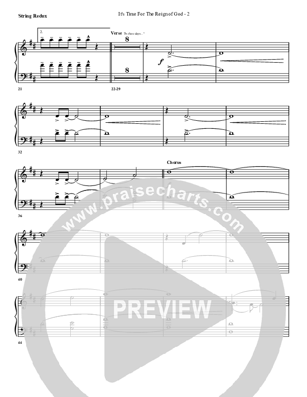 It's Time For The Reign Of God Synth Strings (G3 Worship)