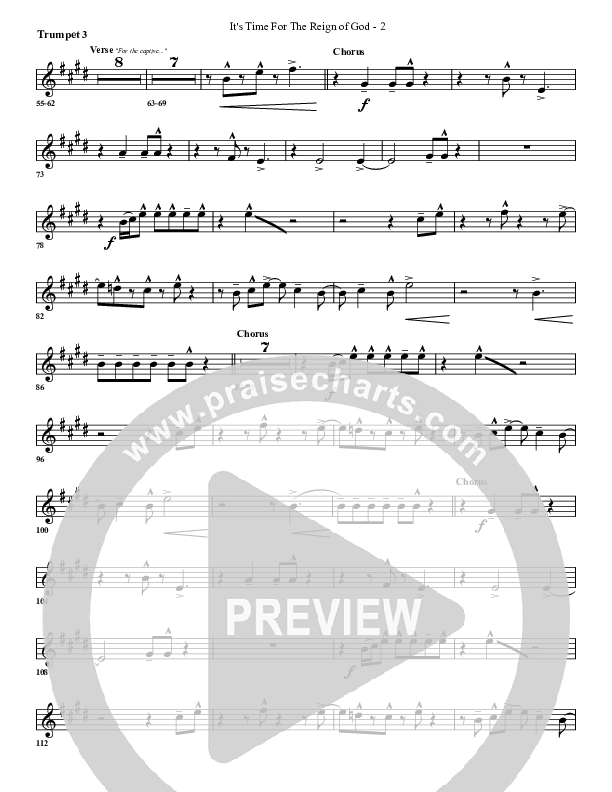 It's Time For The Reign Of God Trumpet 3 (G3 Worship)
