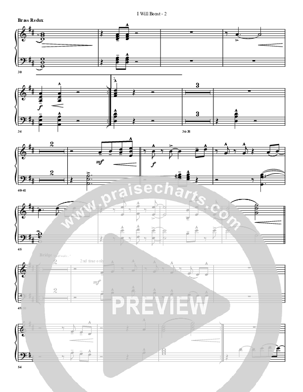 I Will Boast Synth Brass (G3 Worship)