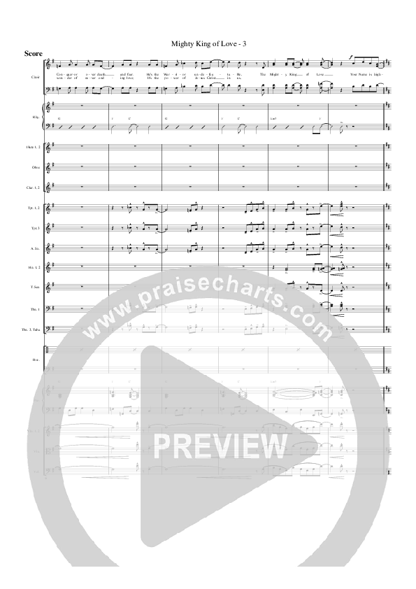 Mighty King Of Love Orchestration (G3 Worship)