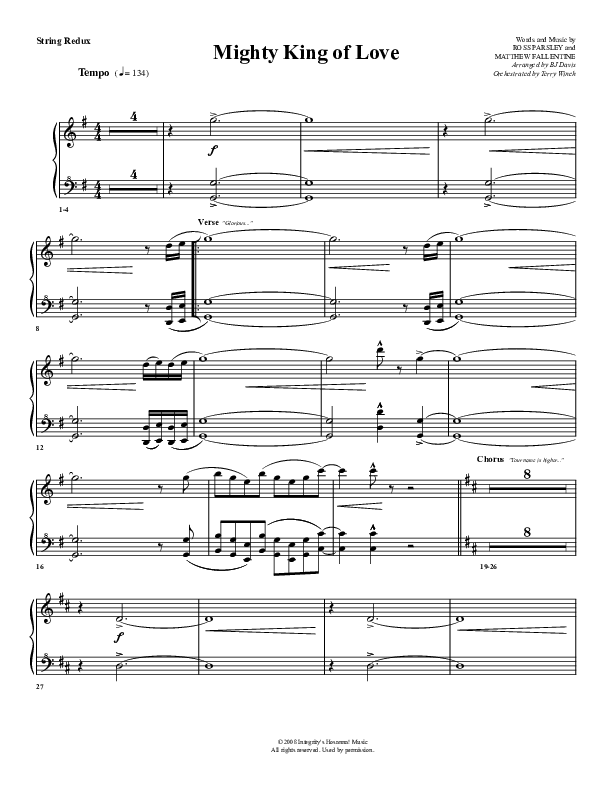 Mighty King Of Love Synth Strings (G3 Worship)