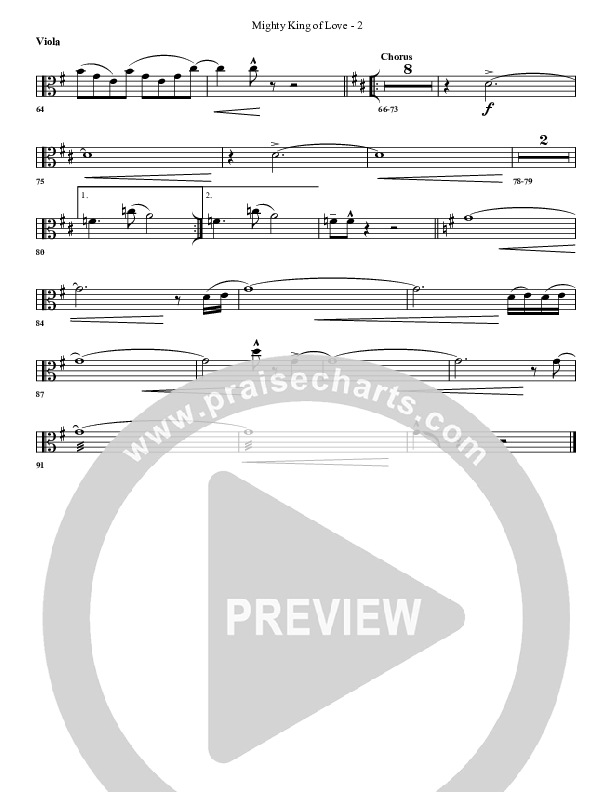 Mighty King Of Love Viola (G3 Worship)