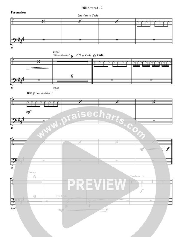 Still Amazed Percussion (G3 Worship)