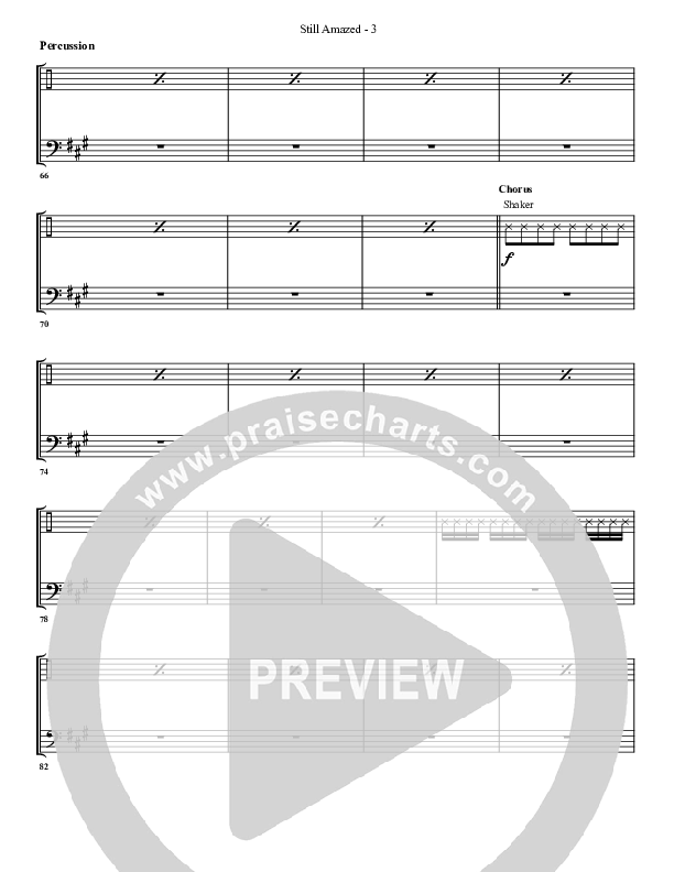 Still Amazed Percussion (G3 Worship)