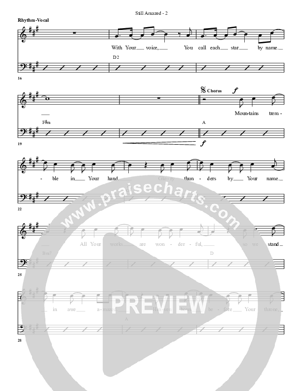 Still Amazed Rhythm/Vocal (G3 Worship)