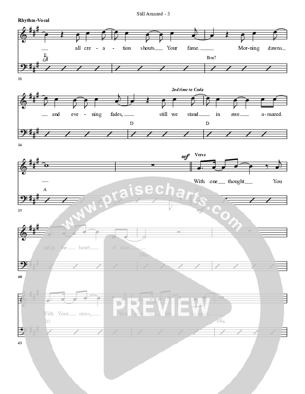 Still Amazed Rhythm/Vocal (G3 Worship)