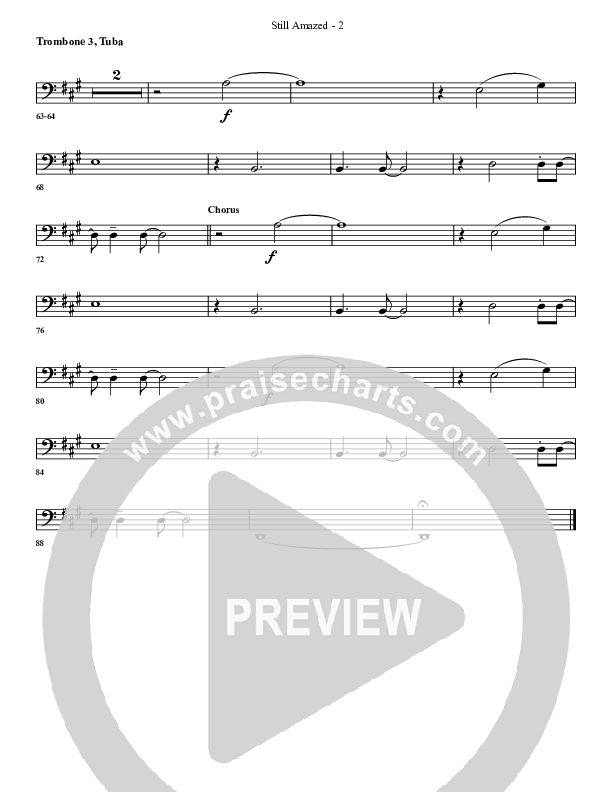 Still Amazed Trombone 3/Tuba (G3 Worship)