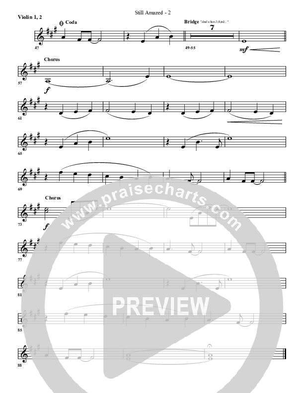 Still Amazed Violin 1/2 (G3 Worship)