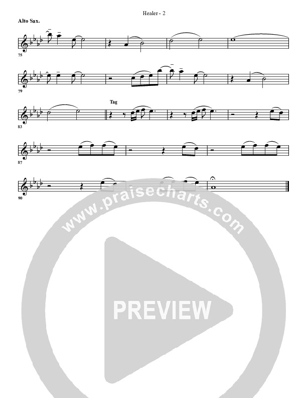 Healer Alto Sax (G3 Worship)