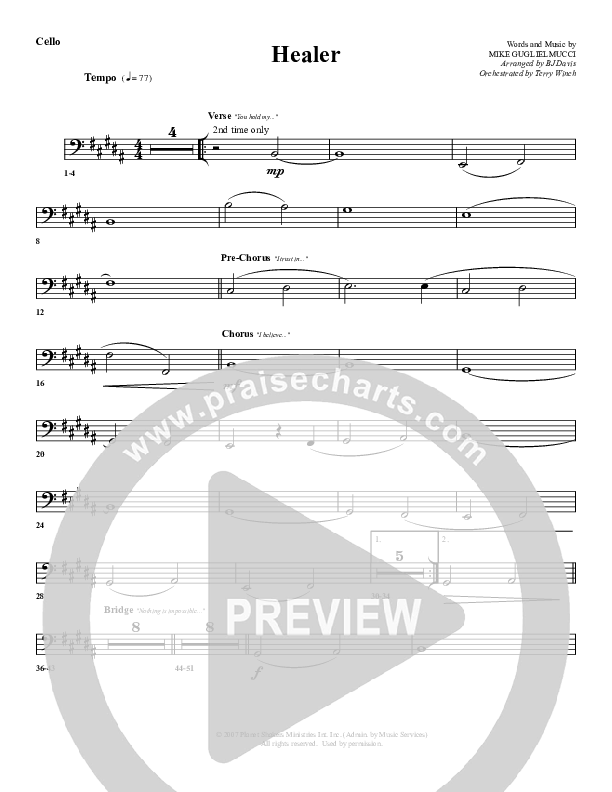 Healer Cello (G3 Worship)