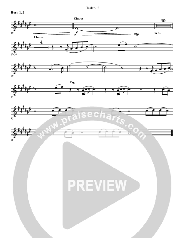 Healer French Horn 1/2 (G3 Worship)