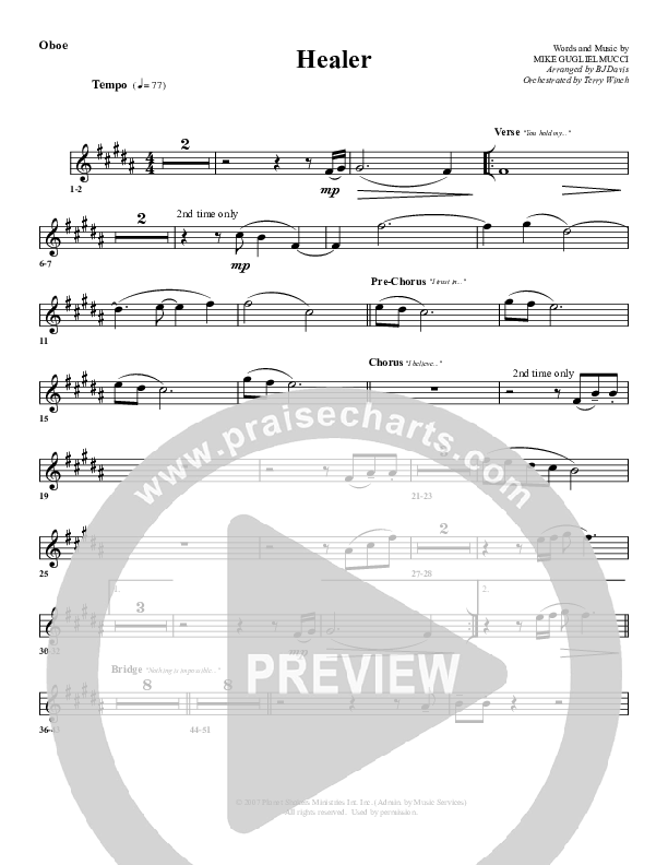 Healer Oboe (G3 Worship)