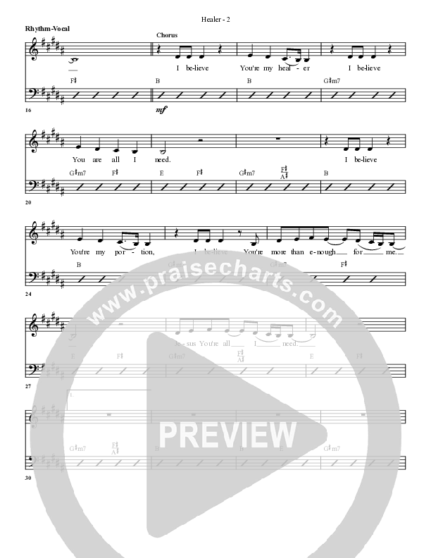 Healer Rhythm/Vocal (G3 Worship)