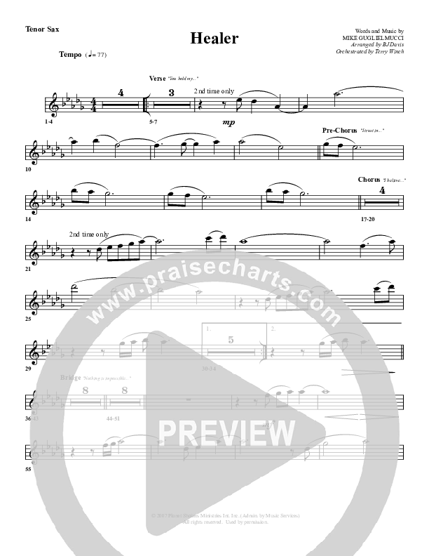 Healer Tenor Sax 2 (G3 Worship)