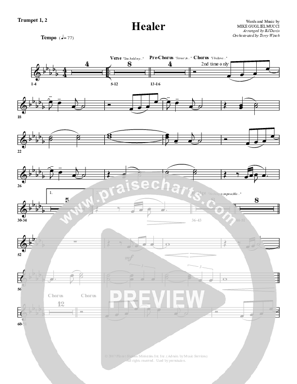 Healer Trumpet 1,2 (G3 Worship)