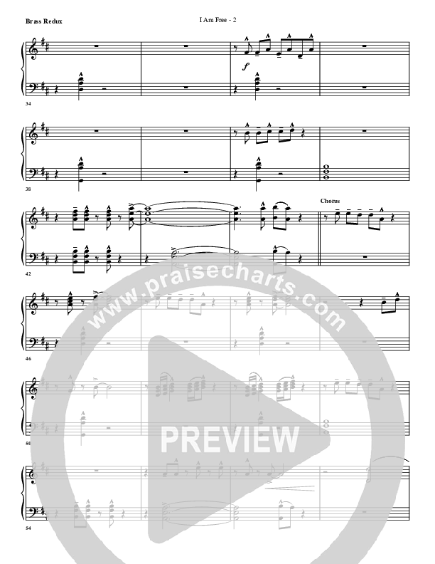 I Am Free Synth Brass (G3 Worship)