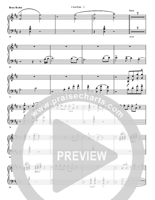 I Am Free Synth Brass (G3 Worship)