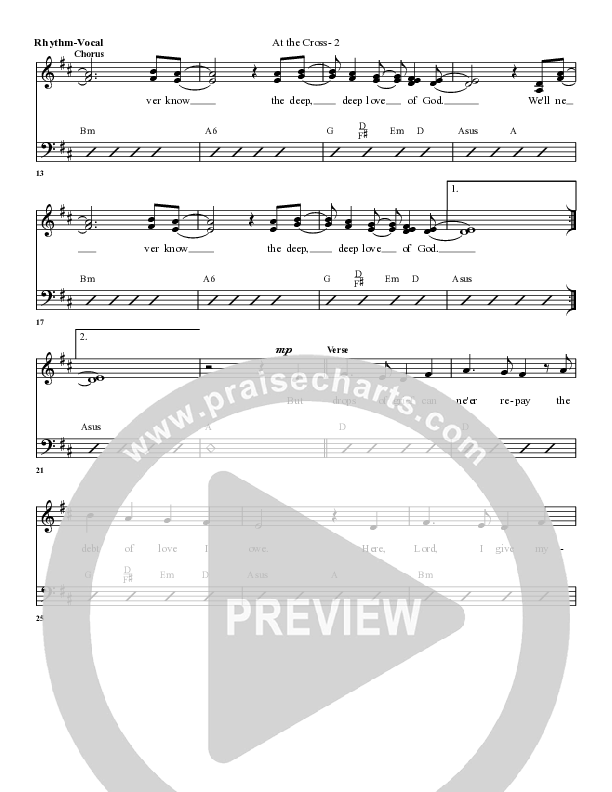 At The Cross Rhythm/Vocal (G3 Worship)